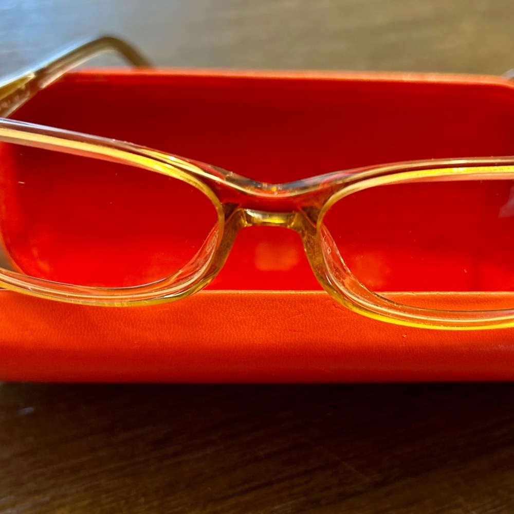 Authentic Valentino Gold & Silver Glasses